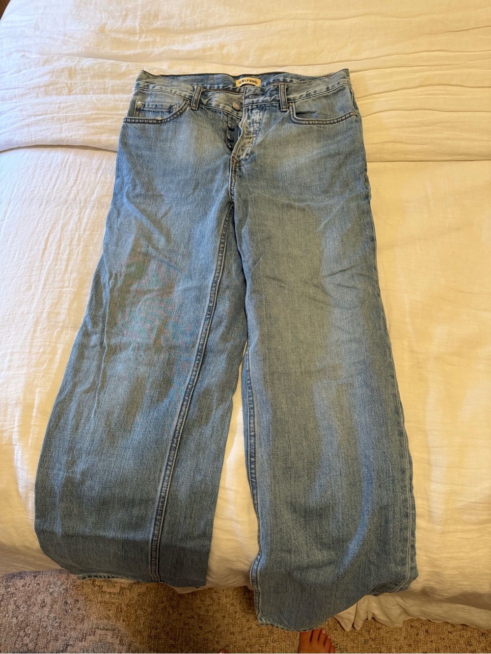 GRLFRIEND low rise jeans